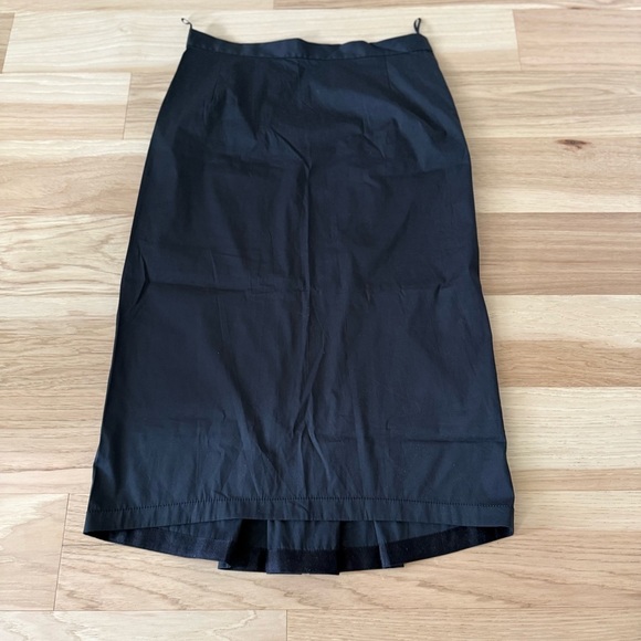 Prada Midi Black Skirt Size 44 US 4 - Picture 4 of 12